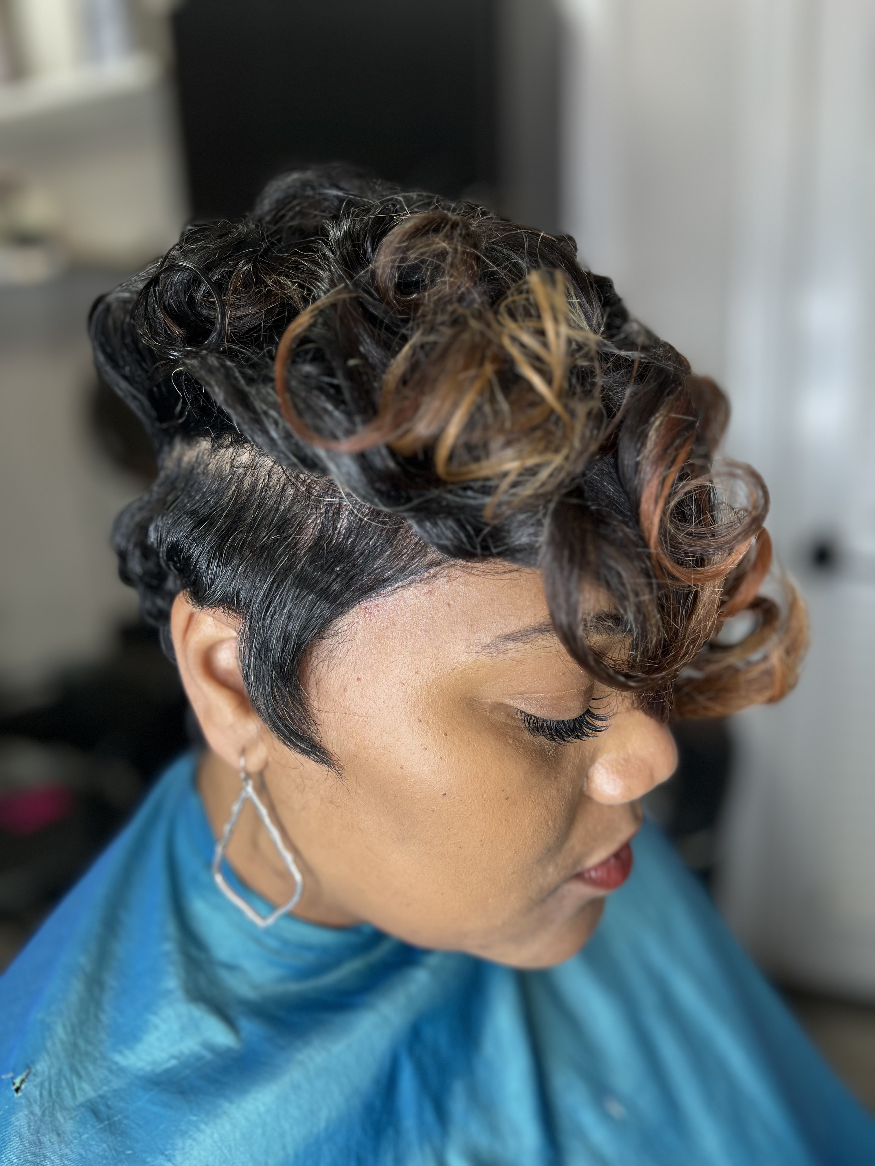 Natural hair salon Dallas TX — client look 10 by Hair by Kelli Huntley (braids, color, protective styles)