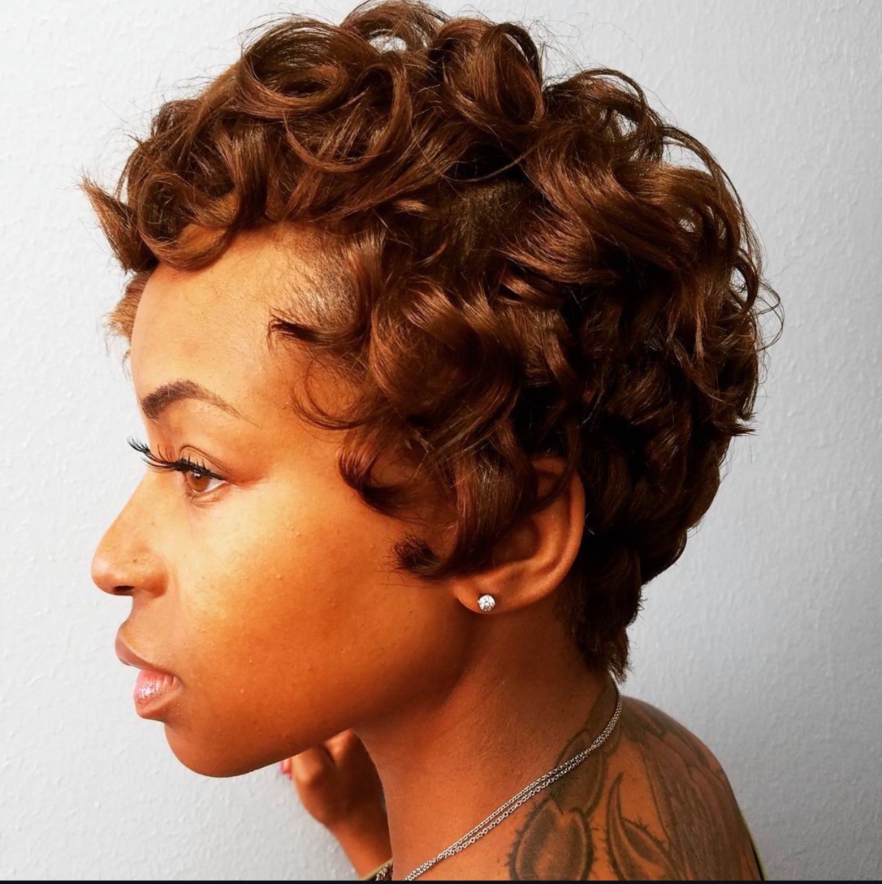Natural hair salon Dallas TX — client look 1 by Hair by Kelli Huntley (braids, color, protective styles)